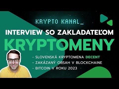 Interview so zakladateľom kryptomeny DECENT (DCT)