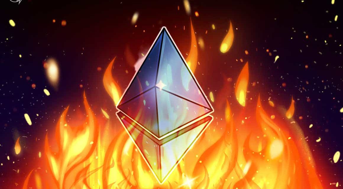 $1B worth of ETH burned in the past 30 days due to record high OpenSea NFT transactions