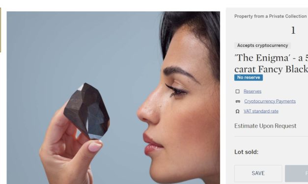 Interstellar Enigma diamond sold for $4.5M in crypto