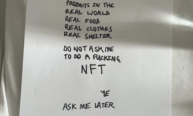 Kanye West says no to NFTs