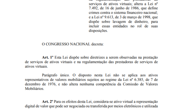 Bill to regulate crypto in Brazil for first time heads to Senate vote