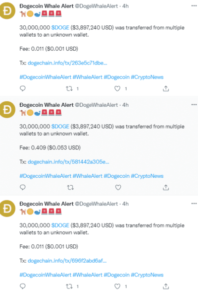 Dogecoin presun minci