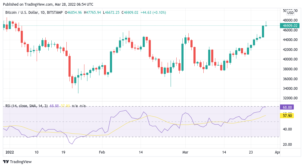 Buy pressure ‘in bull market territory’ — 5 things to know in Bitcoin this week