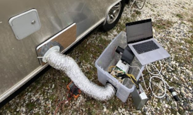 Gas heater broke down? I'll just heat my caravan with a Bitcoin miner