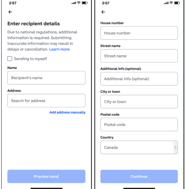 Coinbase to track off-platform crypto transfers in Canada, Singapore, Japan