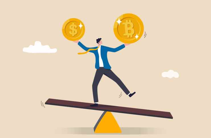 Bitcoin analýza – cena smeruje k 46 000 $, no rastúci trend slabne spolu s objemami