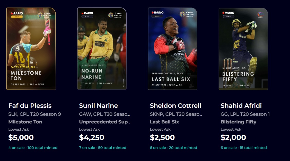 Cricket NFT startup Rario raises $120M in Series A funding