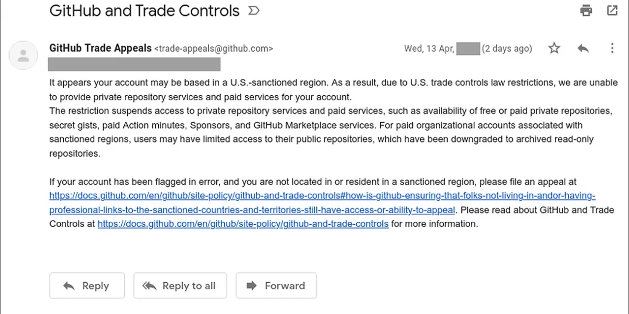 Github suspends accounts of Russian developers linked to sanctioned firms