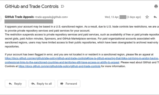 Github suspends accounts of Russian developers linked to sanctioned firms