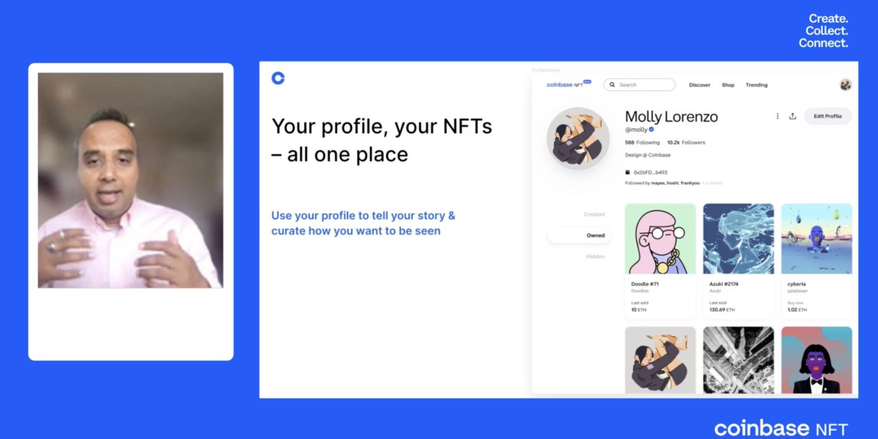 Coinbase announces beta of NFT marketplace with social engagement