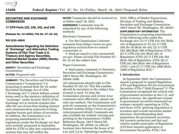Coin Center takes aim at ‘unconstitutional’ SEC redefinition of an 'exchange'