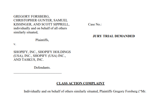 Shopify facing another lawsuit from crypto holders over Ledger data breach