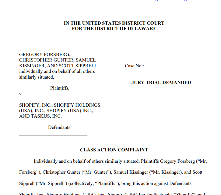 Shopify facing another lawsuit from crypto holders over Ledger data breach