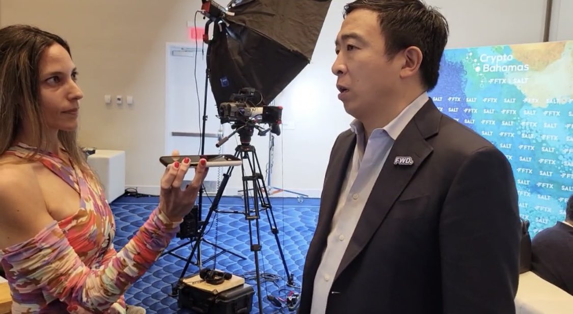 Everything gets politicized, including crypto, says former POTUS candidate Andrew Yang