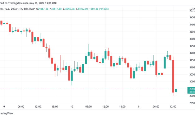 Bitcoin falls back under $30K while 8.3% US CPI shows signs inflation has peaked
