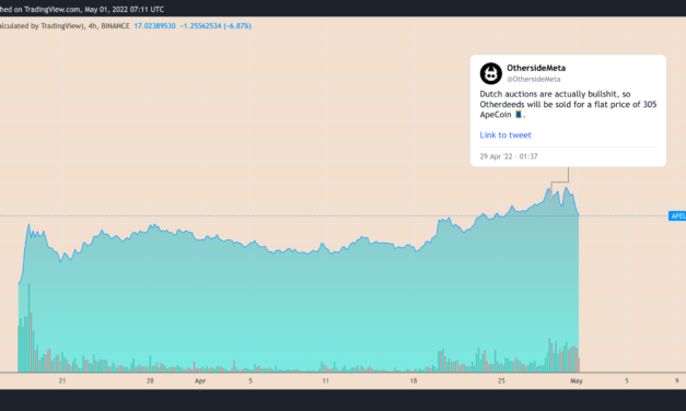 ApeCoin slides 40% in three days despite Otherside metaverse land sale — here's why