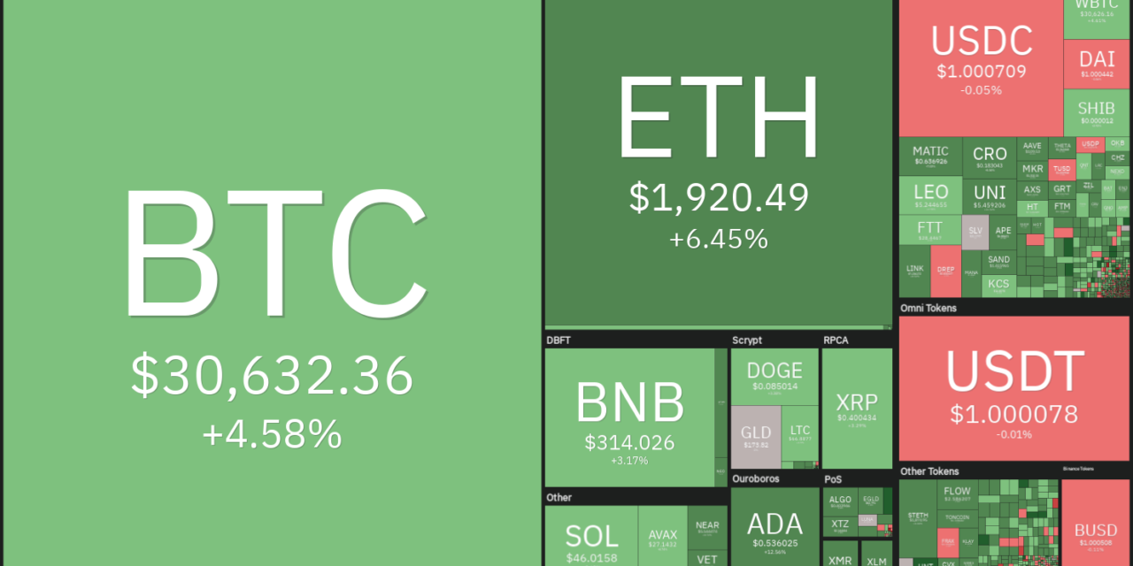Price analysis 5/30: BTC, ETH, BNB, XRP, ADA, SOL, DOGE, DOT, AVAX, SHIB