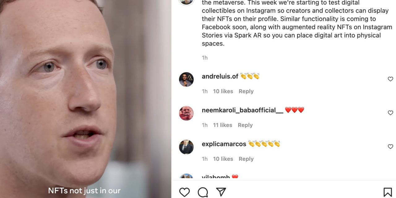Meta will test digital collectibles on Instagram starting this week