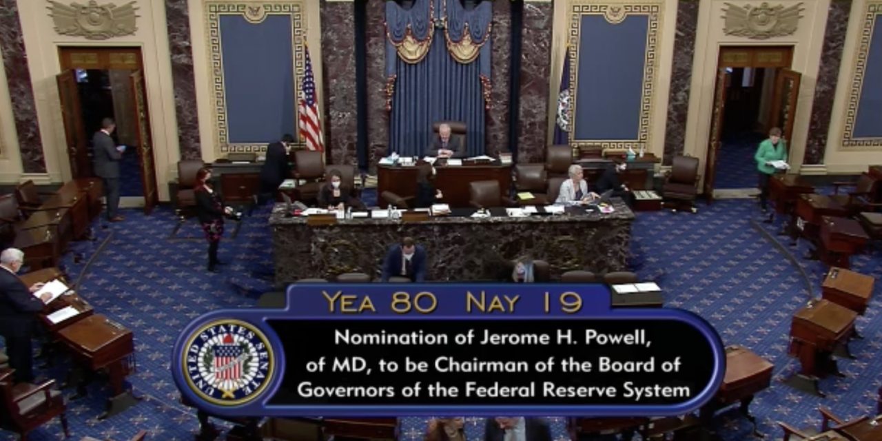US Senate confirms Jerome Powell for another four years as Fed chair