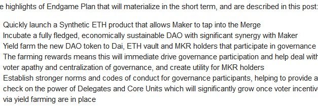 Maker founder proposes MetaDAOs and synthetic ETH in 'Endgame Plan'