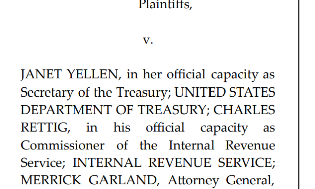 Coin Center takes US Treasury to court over alleged financial spying