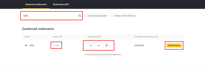 Kryptomena Cardano staking