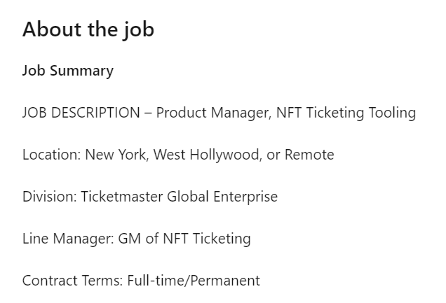 Ticketmaster scouts productization of enterprise NFTs beyond ticketing