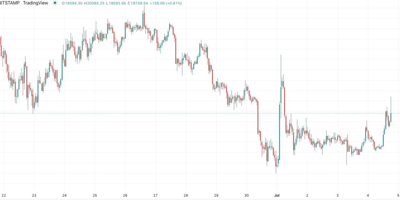 Bitcoin price spikes to $20K as whale bought BTC confirms support