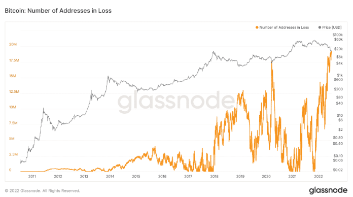 Bitcoin - adresy v strate