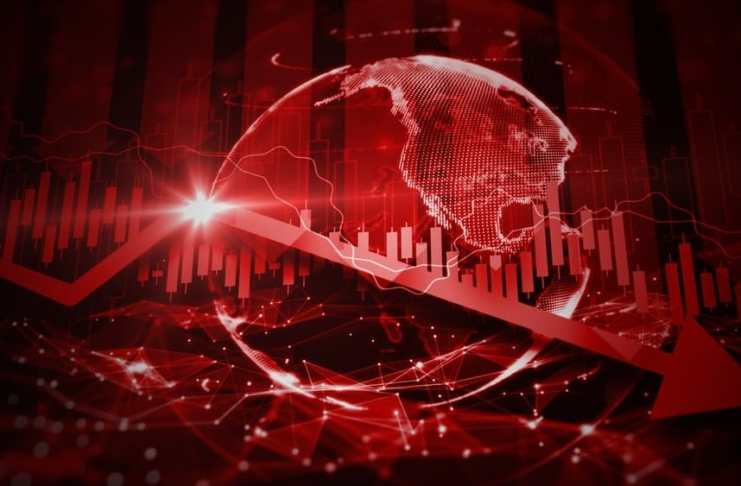 Celosvetový hospodársky rast sa opäť znižuje s rastúcim rozdelením sveta