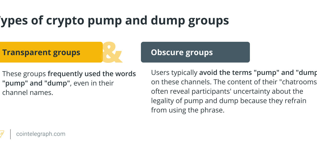 What are crypto pump and dump groups? Are they legal?