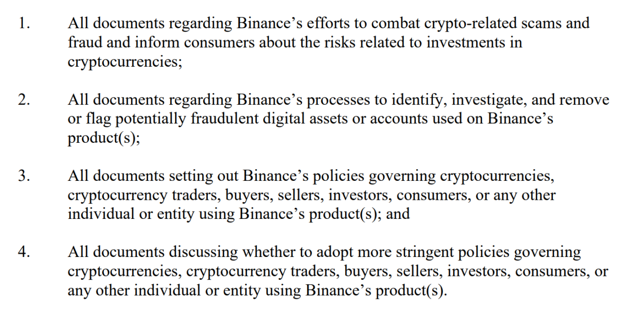 US Congressman to review all Binance US files related to consumer safety