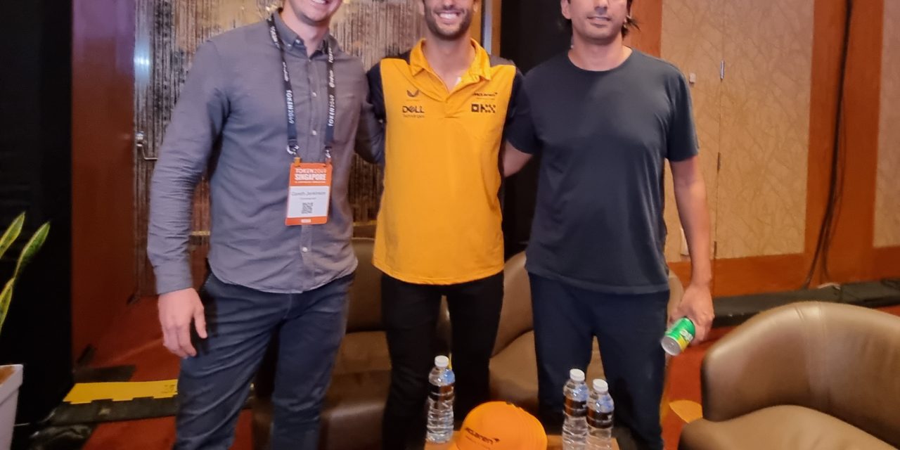 F1's Daniel Ricciardo cruises into crypto at Token2049