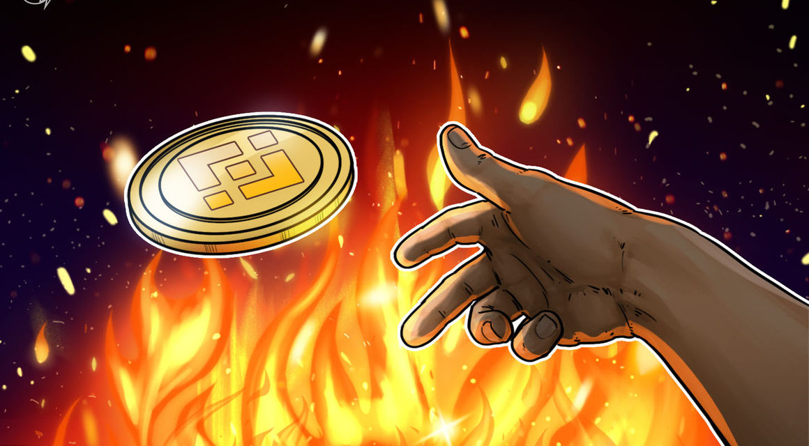 Binance exchange burns $547M worth of BNB tokens