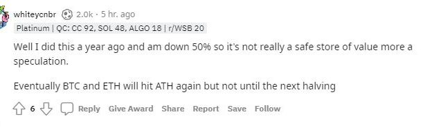 Community discusses why inflation isn't pushing more people to crypto