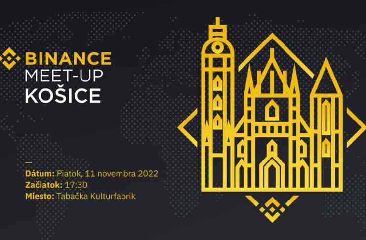 Pozvánka na Binance Community Meetup Košice. Registrácia je zadarmo