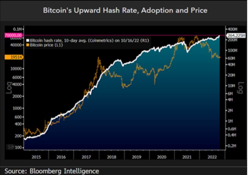Bitcoin's discount to hash rate highest since early 2020 — Mike McGlone