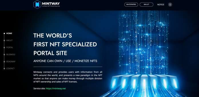 MintWay úvodná stránka