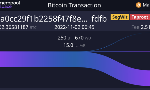 How to transfer $1 billion for basically free: Bitcoin whale watching