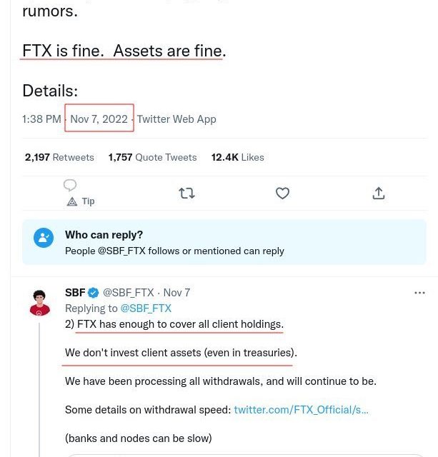FTX founder Sam Bankman-Fried removes ‘assets are fine’ flood from Twitter