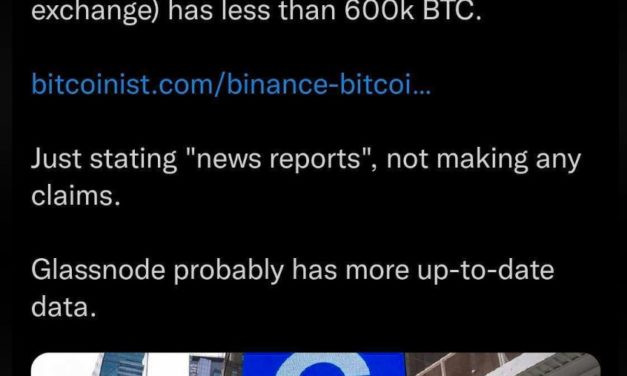 Crypto Twitter reacts to Binance CEO’s deleted tweet about Coinbase’s Bitcoin Holdings