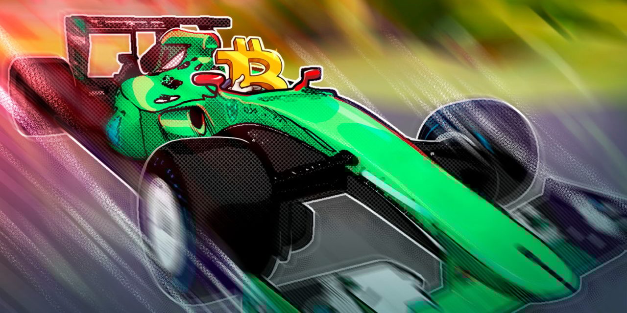 Bitcoin white paper makes its F1 racing debut on Kraken-sponsored car