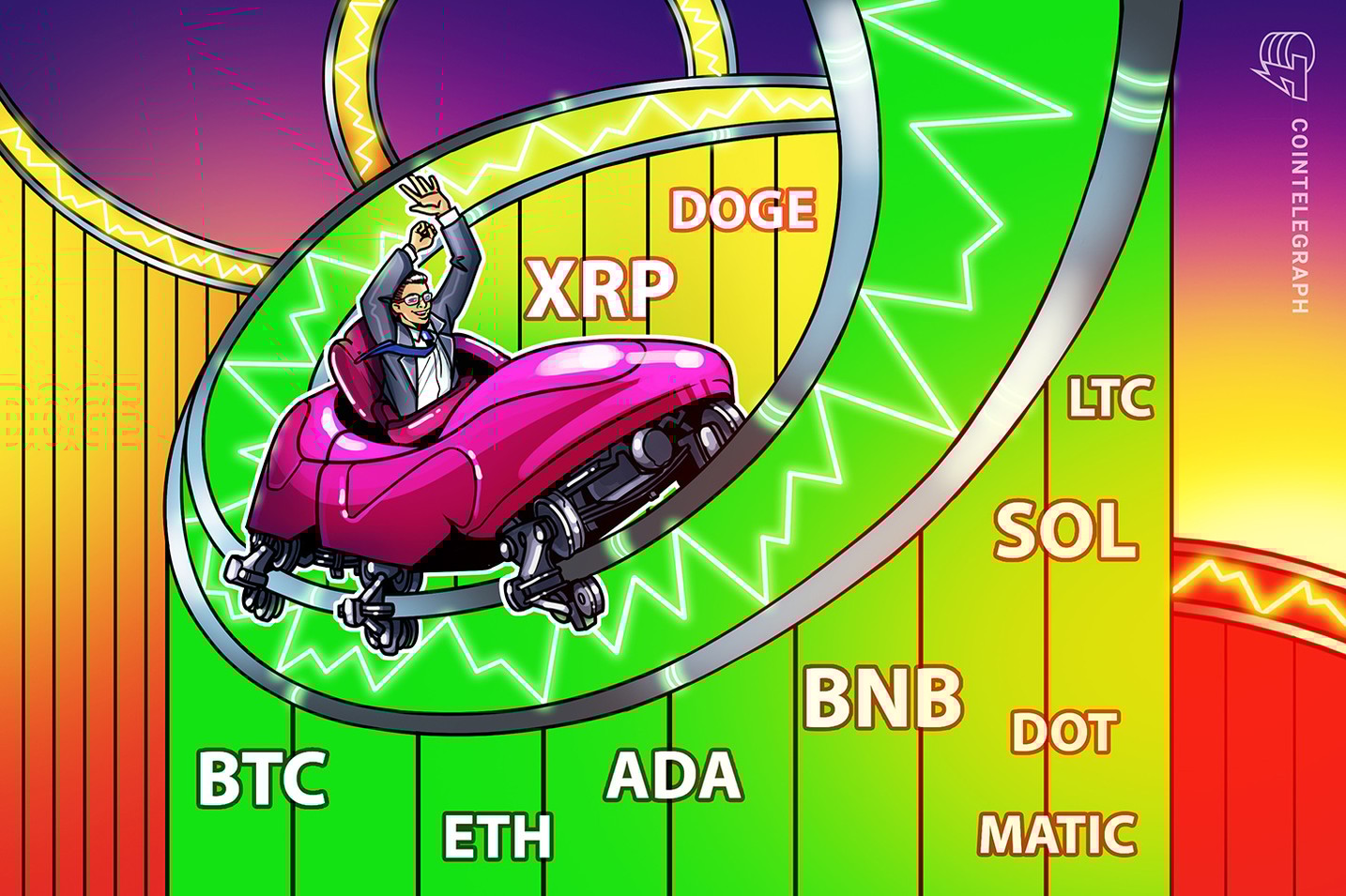 Price analysis 4/14: BTC, ETH, BNB, XRP, ADA, DOGE, MATIC, SOL, DOT, LTC 
