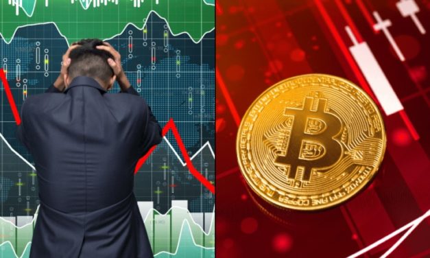 Hroziaci kolaps akciového trhu sa môže preliať do kryptomien