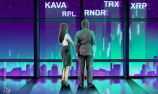 Bitcoin played second fiddle as KAVA, XRP, TRX, RPL and RNDR led the crypto market in May