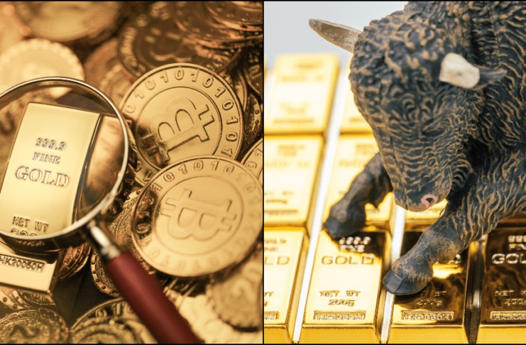 Zlato v odpovedi na recesiu prekoná aj bitcoinovú výkonnosť