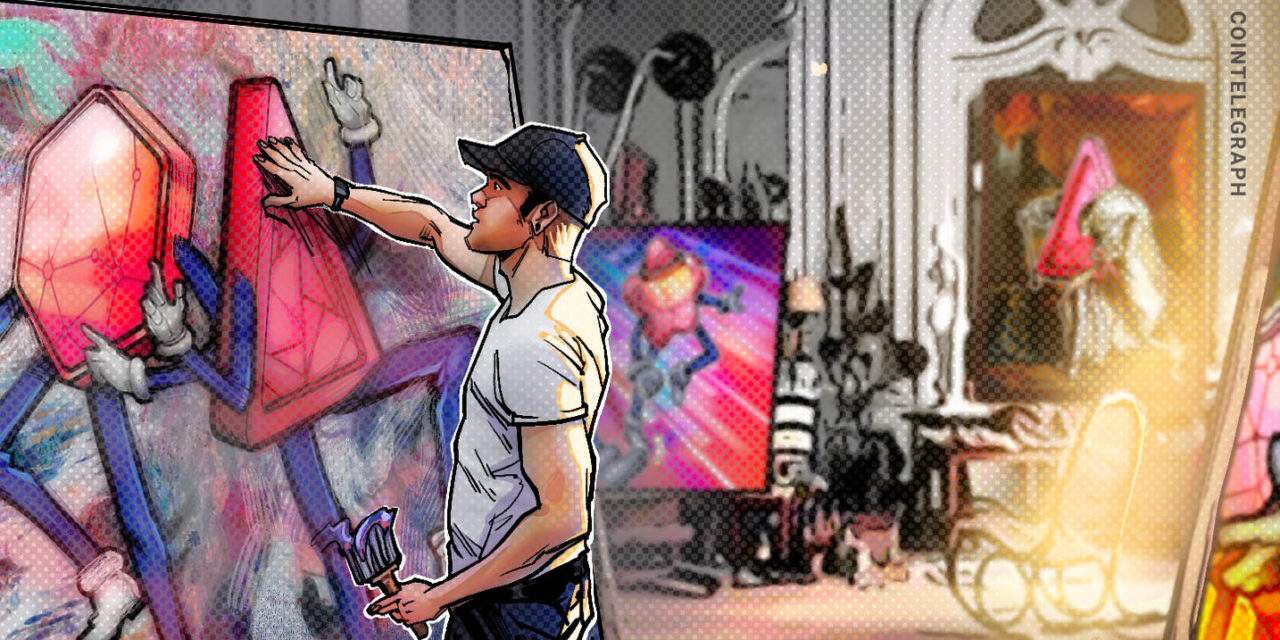 AI opens doors for NFT artist Ellie Pritts at Bitforms gallery in NYC