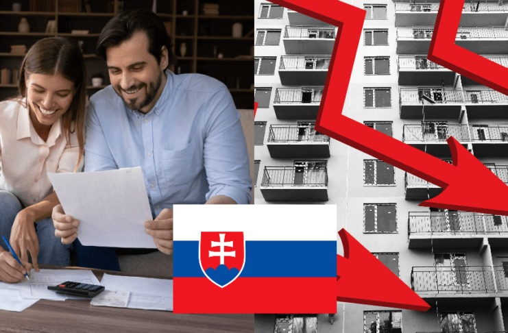 Bublina začala praskať. Ceny nehnuteľností na Slovensku prudko klesajú