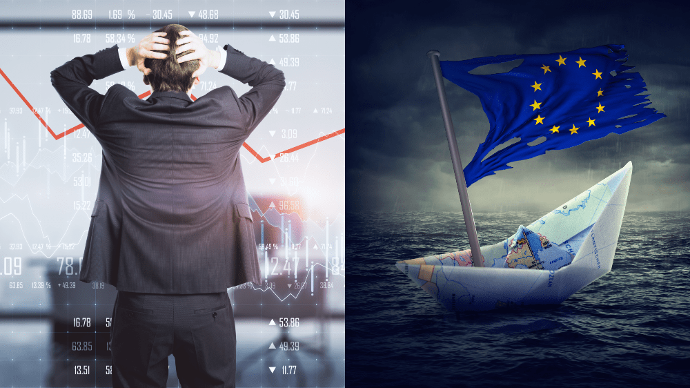 Najväčší pokles za 3 roky. Hospodársky zostup eurozóny sa v auguste prehĺbi
