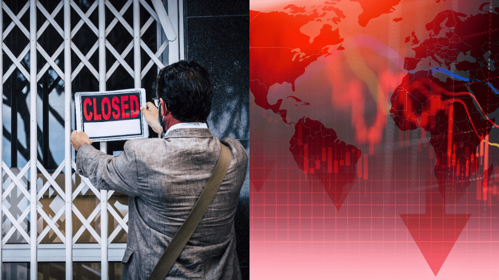 Bankroty veľkých spoločností ohrozujú globálnu ekonomiku